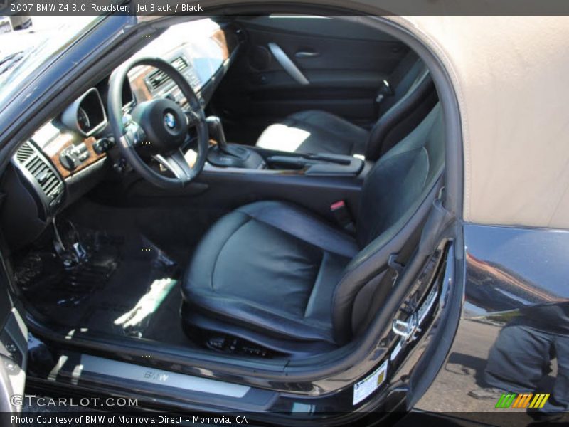 Jet Black / Black 2007 BMW Z4 3.0i Roadster