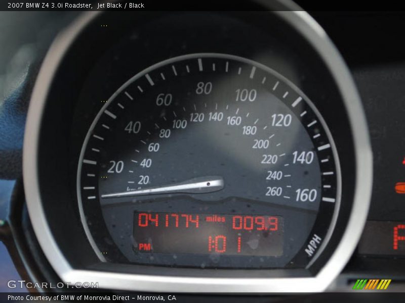 Jet Black / Black 2007 BMW Z4 3.0i Roadster