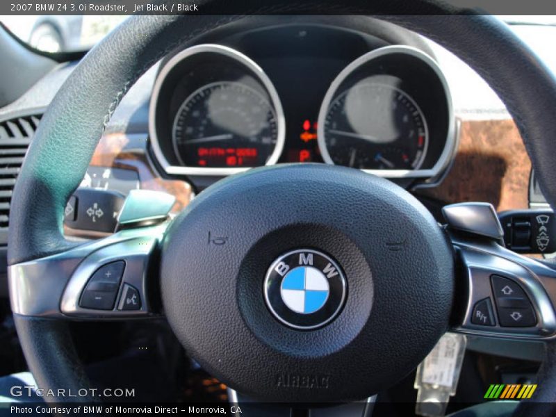 Jet Black / Black 2007 BMW Z4 3.0i Roadster