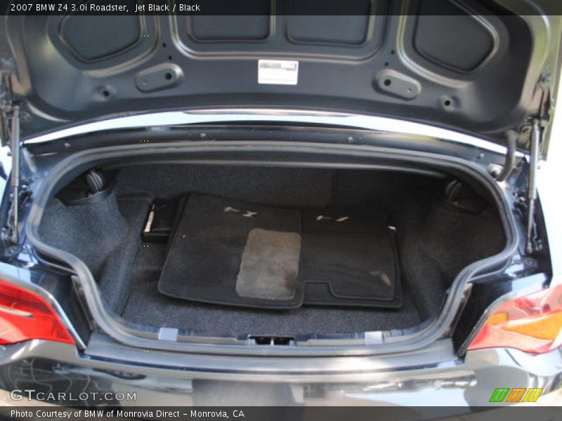 Jet Black / Black 2007 BMW Z4 3.0i Roadster