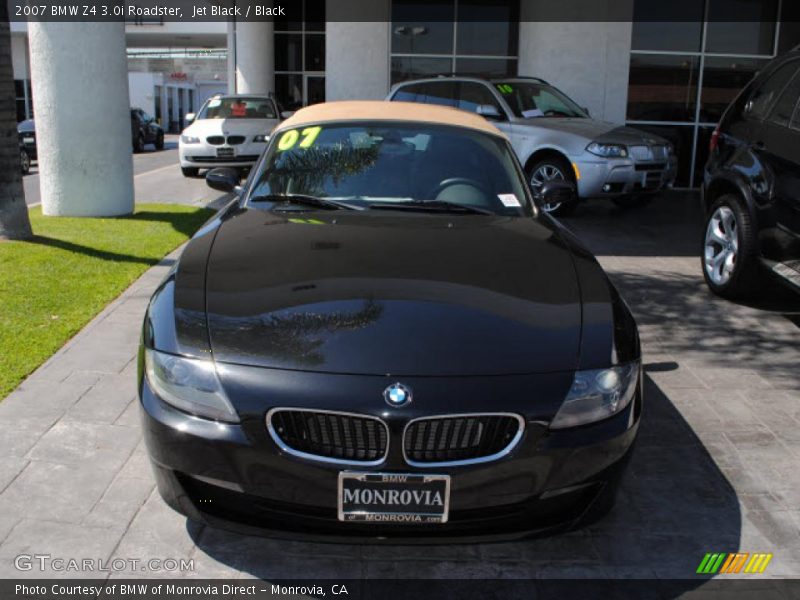 Jet Black / Black 2007 BMW Z4 3.0i Roadster