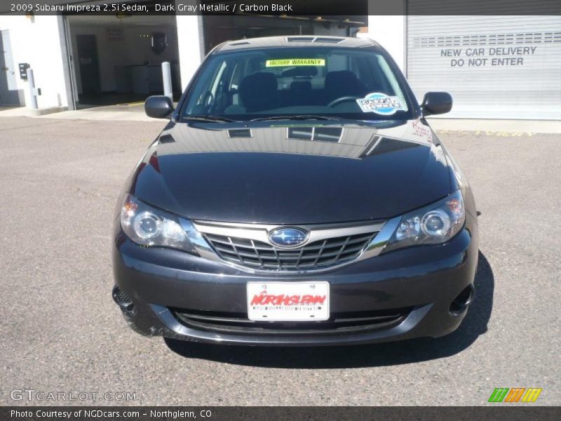 Dark Gray Metallic / Carbon Black 2009 Subaru Impreza 2.5i Sedan