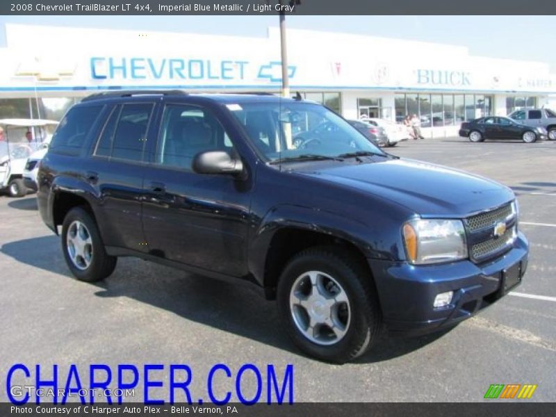 Imperial Blue Metallic / Light Gray 2008 Chevrolet TrailBlazer LT 4x4