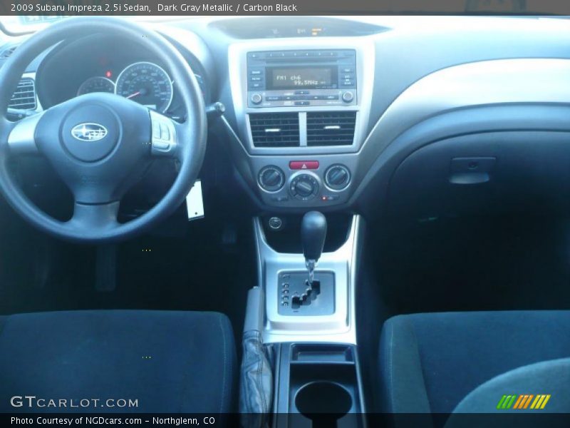 Dark Gray Metallic / Carbon Black 2009 Subaru Impreza 2.5i Sedan