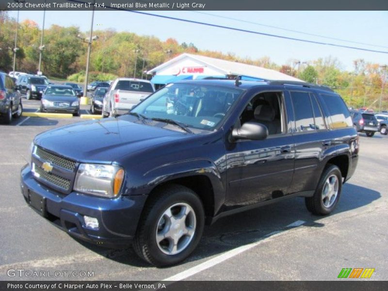 Imperial Blue Metallic / Light Gray 2008 Chevrolet TrailBlazer LT 4x4
