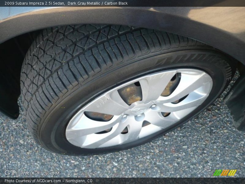 Dark Gray Metallic / Carbon Black 2009 Subaru Impreza 2.5i Sedan