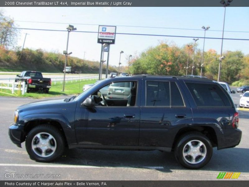 Imperial Blue Metallic / Light Gray 2008 Chevrolet TrailBlazer LT 4x4