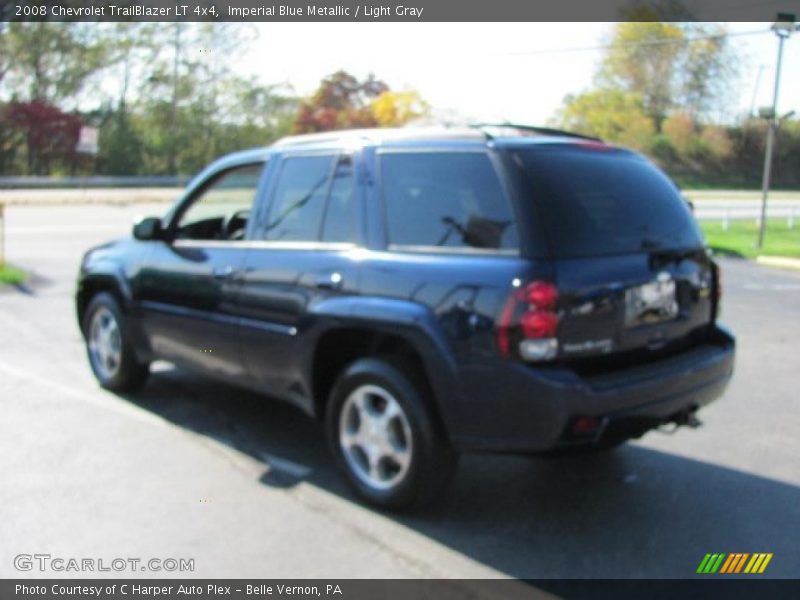 Imperial Blue Metallic / Light Gray 2008 Chevrolet TrailBlazer LT 4x4