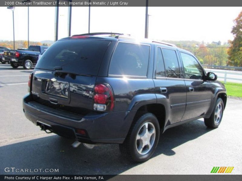 Imperial Blue Metallic / Light Gray 2008 Chevrolet TrailBlazer LT 4x4