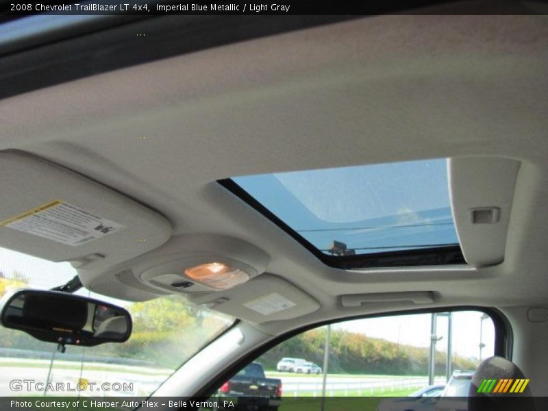 Imperial Blue Metallic / Light Gray 2008 Chevrolet TrailBlazer LT 4x4
