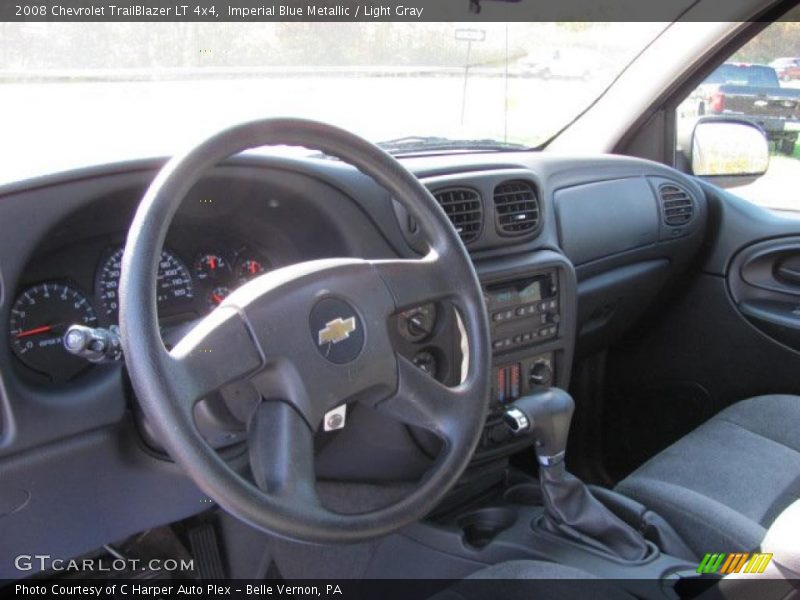 Imperial Blue Metallic / Light Gray 2008 Chevrolet TrailBlazer LT 4x4