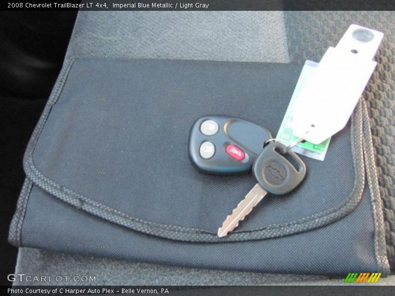 Imperial Blue Metallic / Light Gray 2008 Chevrolet TrailBlazer LT 4x4