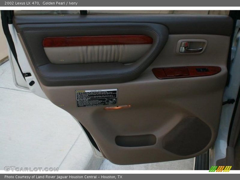 Golden Pearl / Ivory 2002 Lexus LX 470