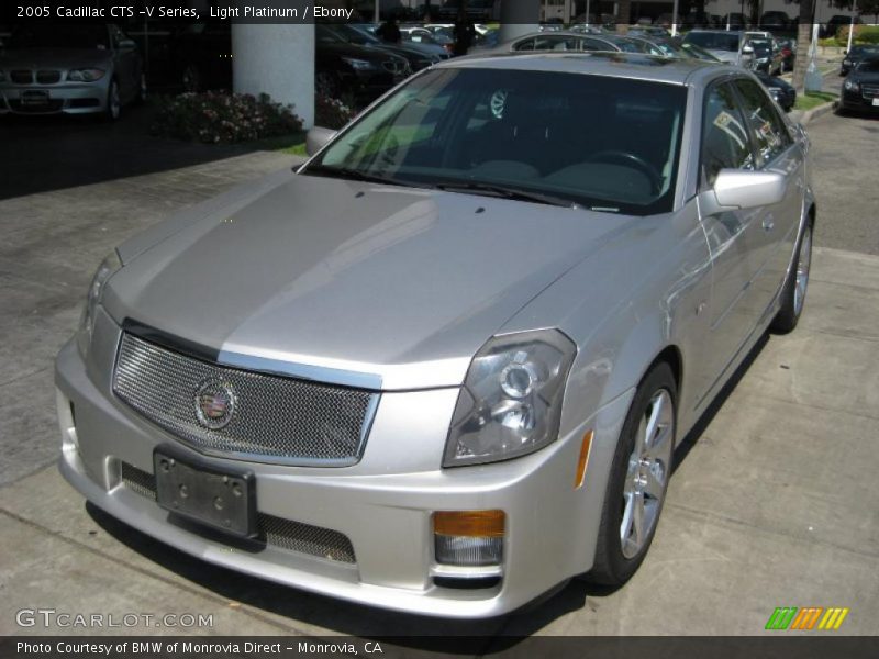 Light Platinum / Ebony 2005 Cadillac CTS -V Series