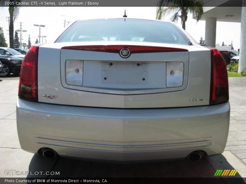 Light Platinum / Ebony 2005 Cadillac CTS -V Series