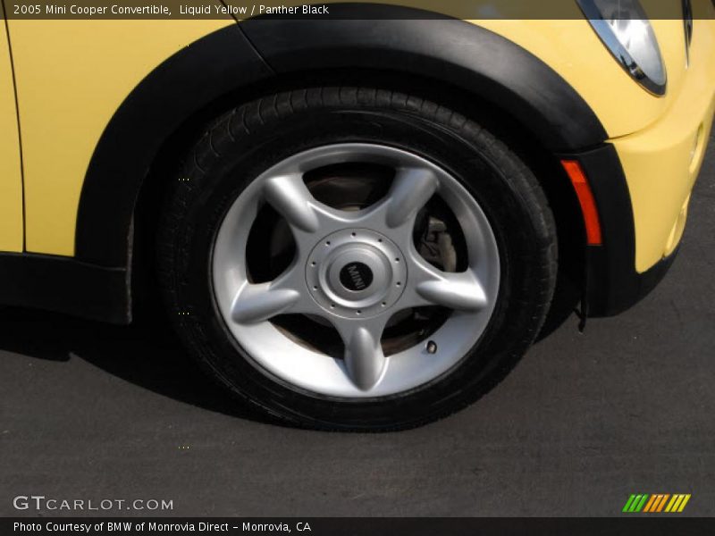 Liquid Yellow / Panther Black 2005 Mini Cooper Convertible