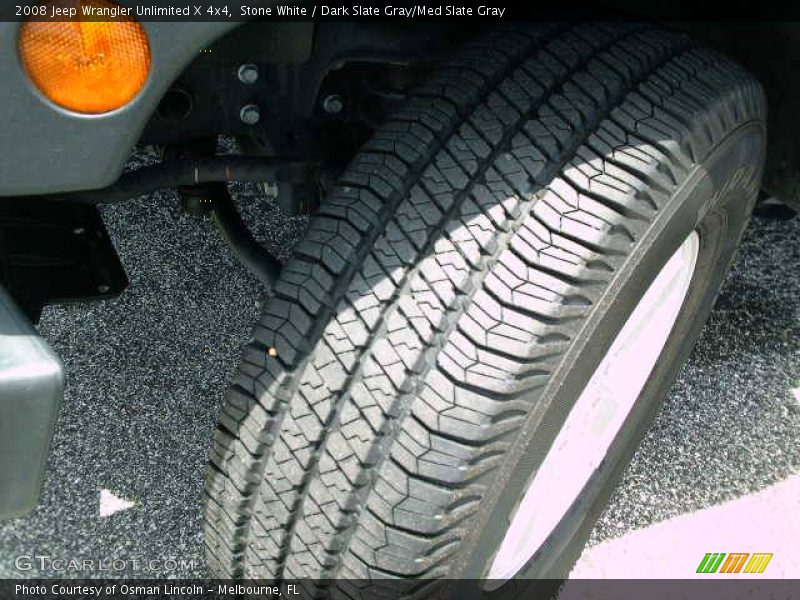 Stone White / Dark Slate Gray/Med Slate Gray 2008 Jeep Wrangler Unlimited X 4x4