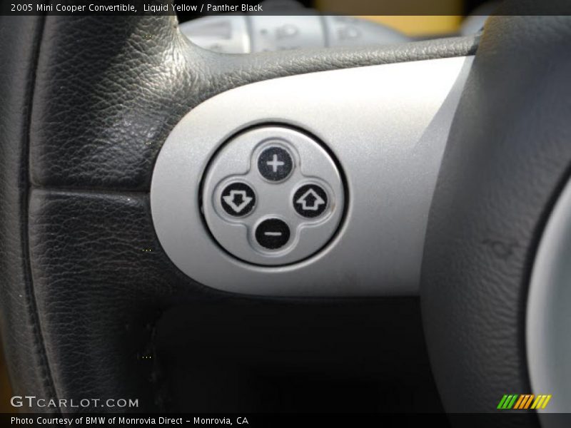 Liquid Yellow / Panther Black 2005 Mini Cooper Convertible