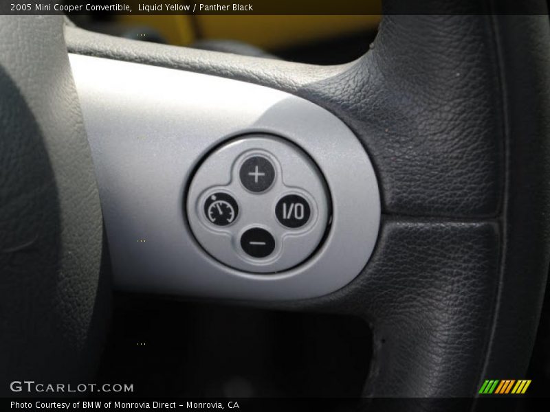 Liquid Yellow / Panther Black 2005 Mini Cooper Convertible
