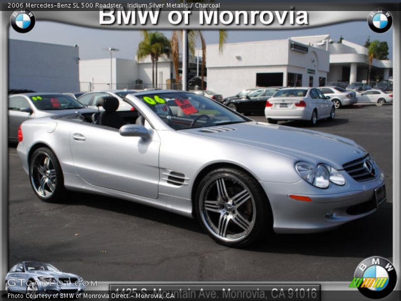 Iridium Silver Metallic / Charcoal 2006 Mercedes-Benz SL 500 Roadster