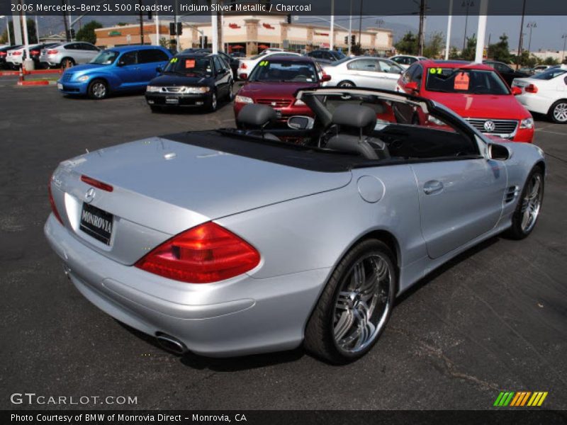 Iridium Silver Metallic / Charcoal 2006 Mercedes-Benz SL 500 Roadster