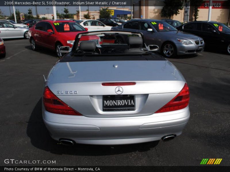 Iridium Silver Metallic / Charcoal 2006 Mercedes-Benz SL 500 Roadster