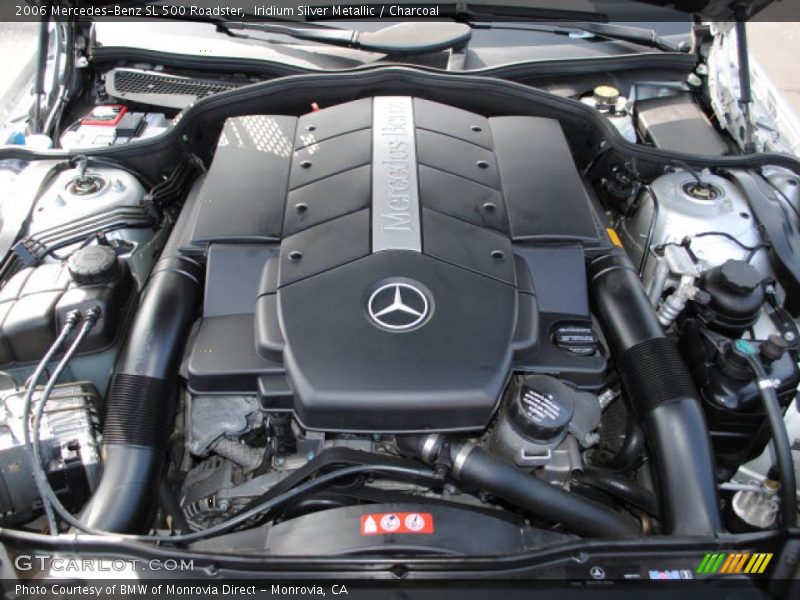 Iridium Silver Metallic / Charcoal 2006 Mercedes-Benz SL 500 Roadster