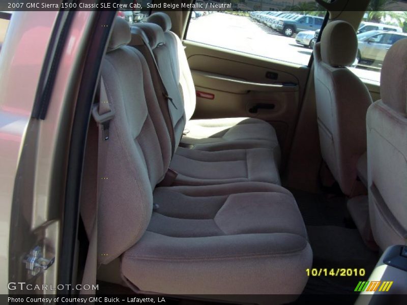 Sand Beige Metallic / Neutral 2007 GMC Sierra 1500 Classic SLE Crew Cab