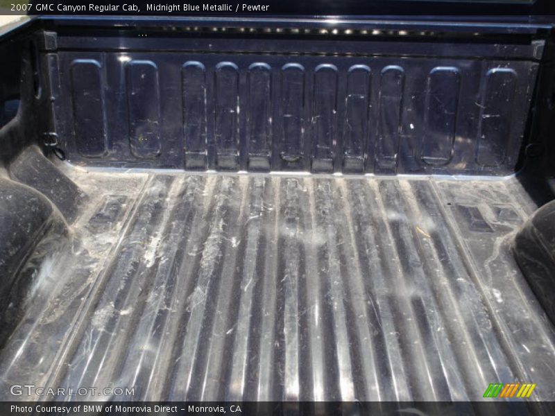 Midnight Blue Metallic / Pewter 2007 GMC Canyon Regular Cab