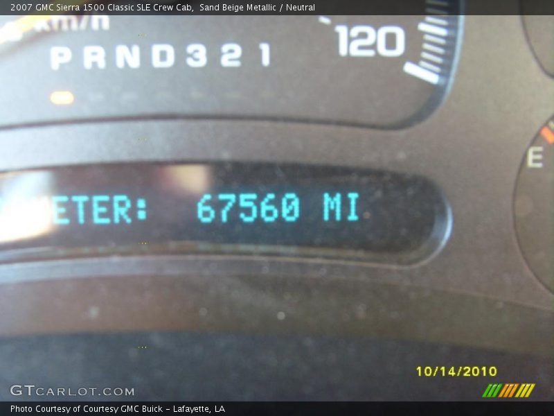 Sand Beige Metallic / Neutral 2007 GMC Sierra 1500 Classic SLE Crew Cab