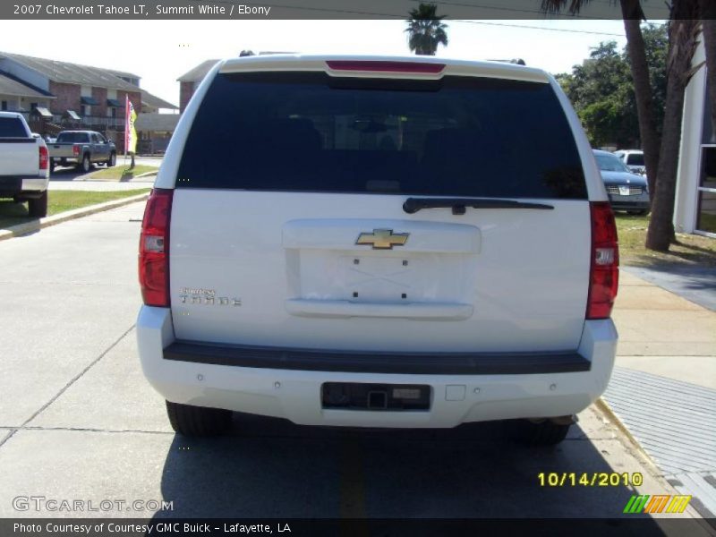 Summit White / Ebony 2007 Chevrolet Tahoe LT