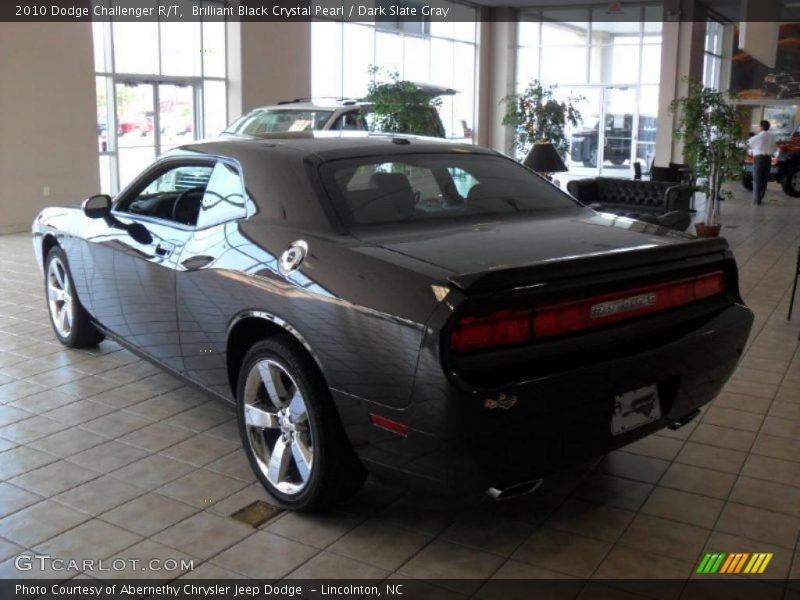 Brilliant Black Crystal Pearl / Dark Slate Gray 2010 Dodge Challenger R/T