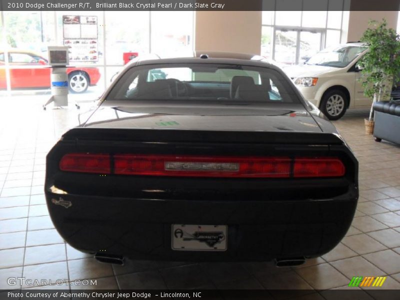 Brilliant Black Crystal Pearl / Dark Slate Gray 2010 Dodge Challenger R/T