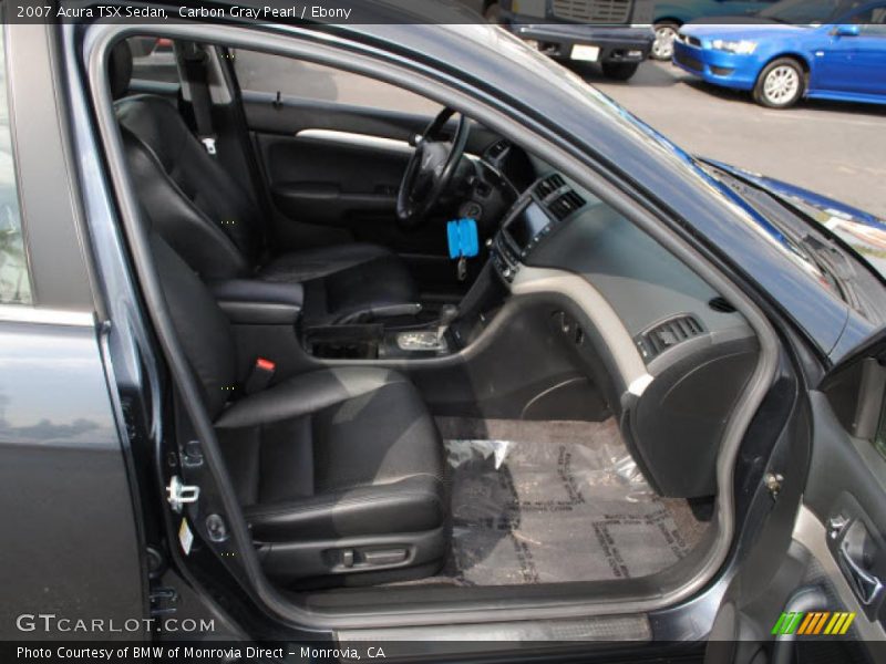 Carbon Gray Pearl / Ebony 2007 Acura TSX Sedan