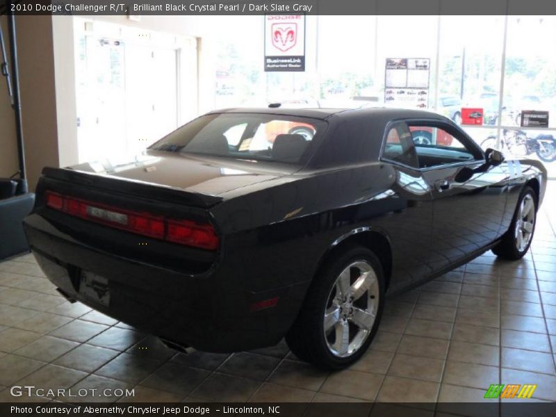 Brilliant Black Crystal Pearl / Dark Slate Gray 2010 Dodge Challenger R/T