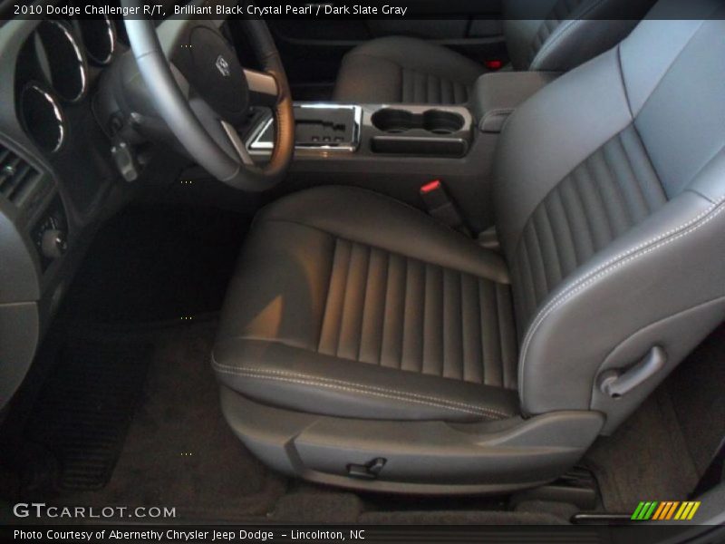 Brilliant Black Crystal Pearl / Dark Slate Gray 2010 Dodge Challenger R/T