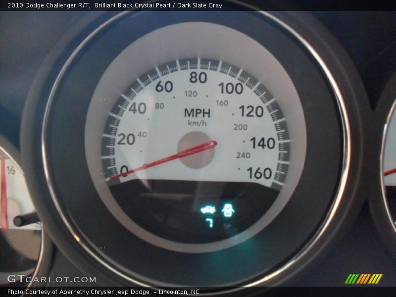 Brilliant Black Crystal Pearl / Dark Slate Gray 2010 Dodge Challenger R/T