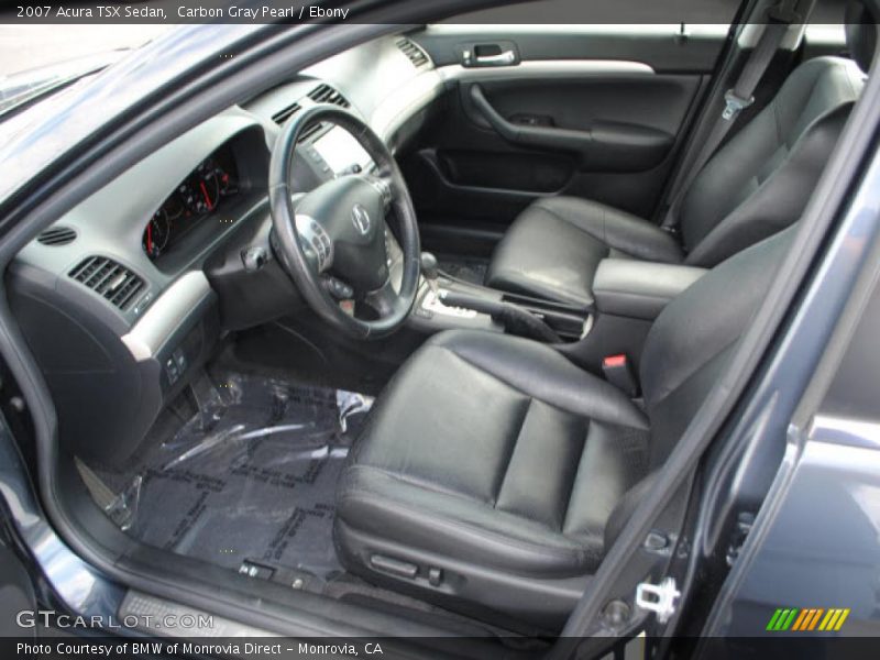 Carbon Gray Pearl / Ebony 2007 Acura TSX Sedan