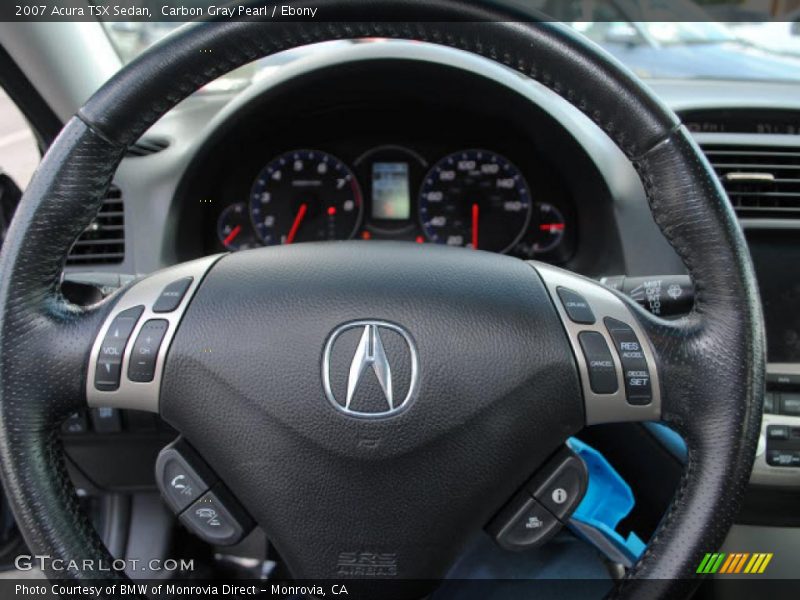 Carbon Gray Pearl / Ebony 2007 Acura TSX Sedan
