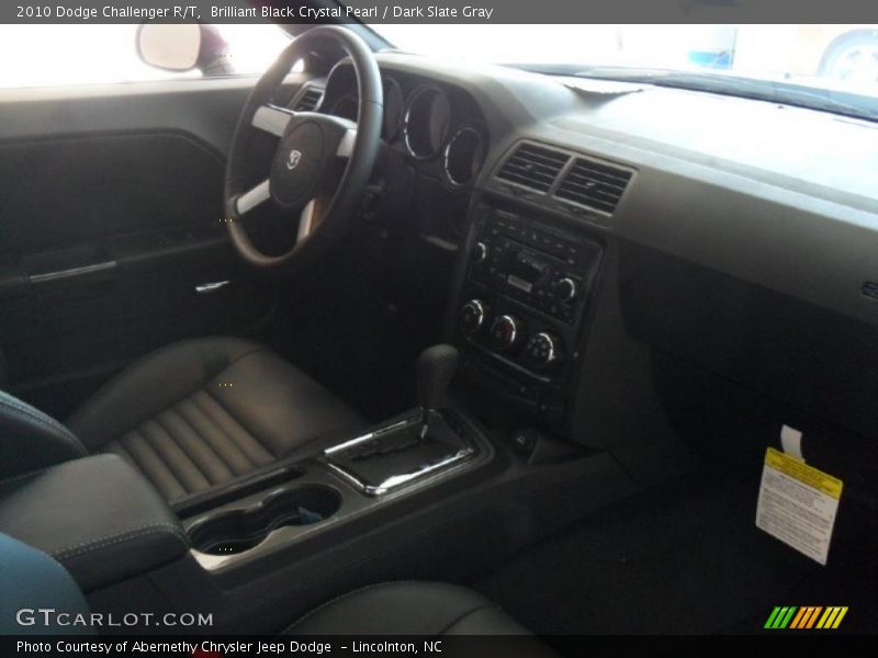 Brilliant Black Crystal Pearl / Dark Slate Gray 2010 Dodge Challenger R/T