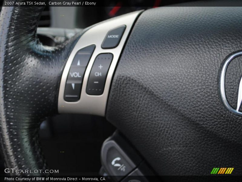 Carbon Gray Pearl / Ebony 2007 Acura TSX Sedan