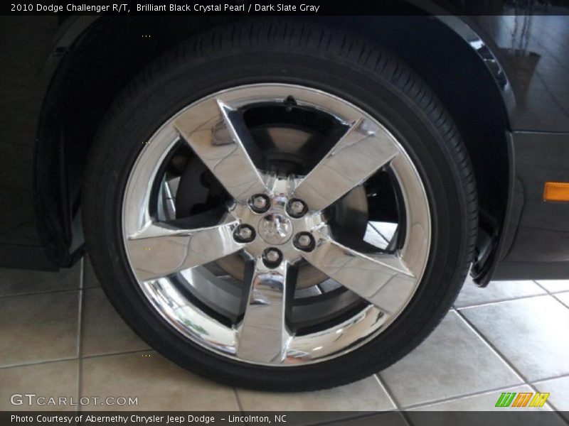 Brilliant Black Crystal Pearl / Dark Slate Gray 2010 Dodge Challenger R/T