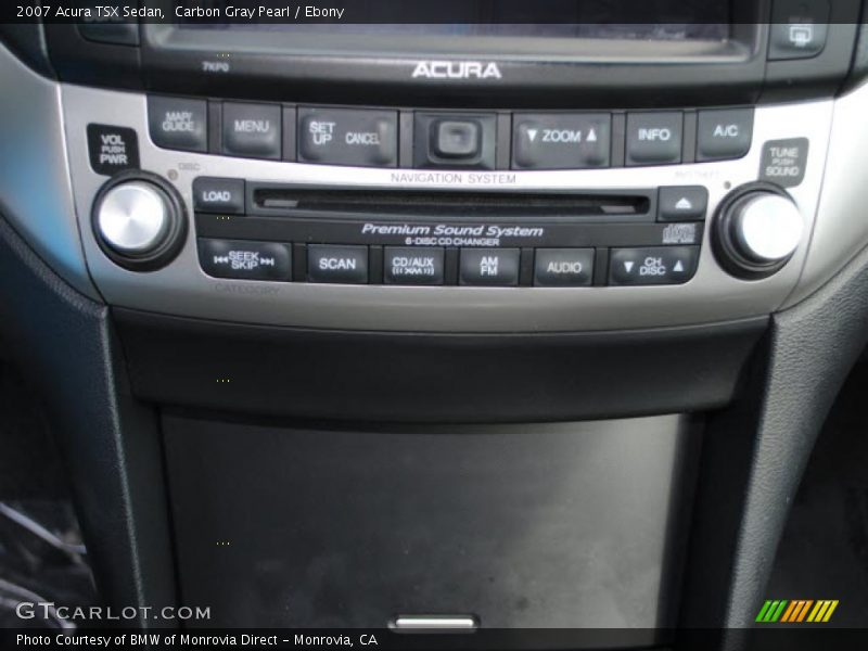 Carbon Gray Pearl / Ebony 2007 Acura TSX Sedan