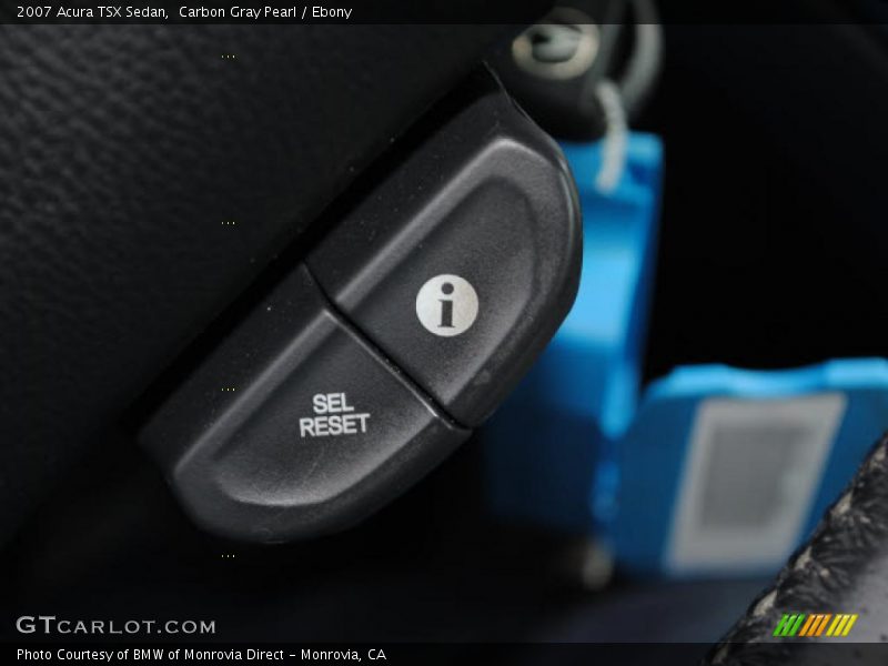 Carbon Gray Pearl / Ebony 2007 Acura TSX Sedan
