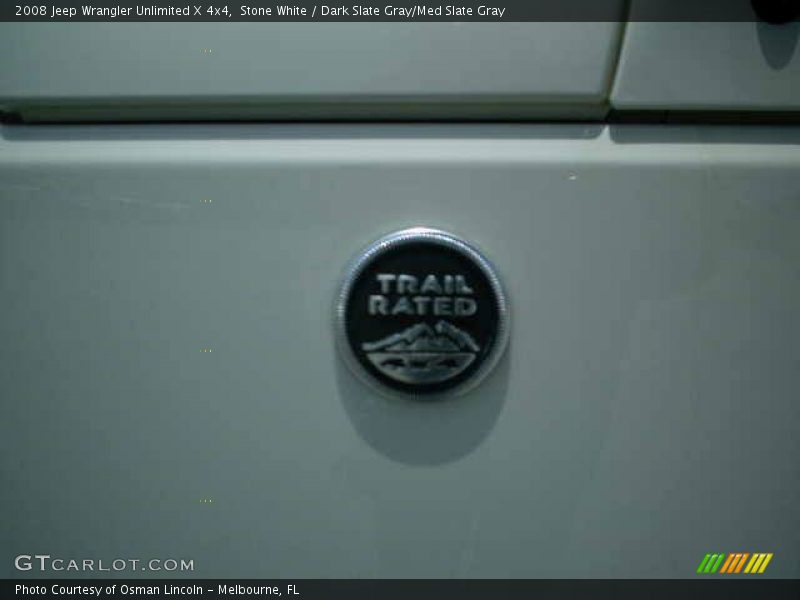 Stone White / Dark Slate Gray/Med Slate Gray 2008 Jeep Wrangler Unlimited X 4x4