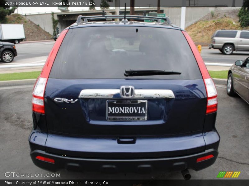 Royal Blue Pearl / Black 2007 Honda CR-V EX-L