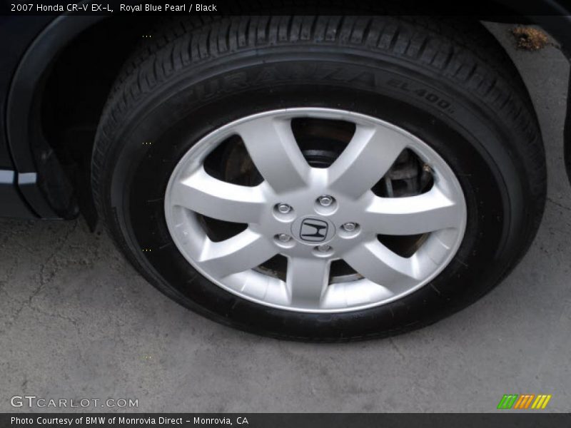 Royal Blue Pearl / Black 2007 Honda CR-V EX-L
