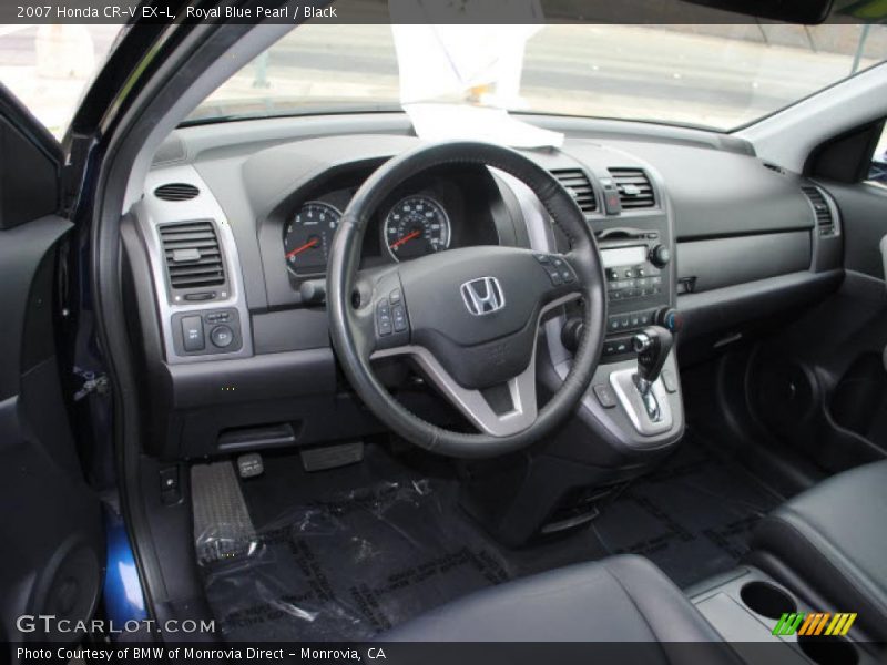 Royal Blue Pearl / Black 2007 Honda CR-V EX-L