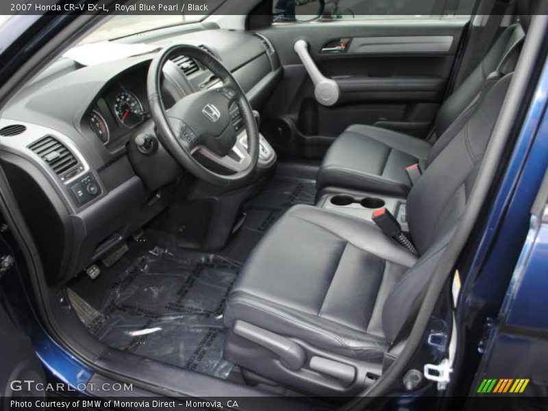Royal Blue Pearl / Black 2007 Honda CR-V EX-L