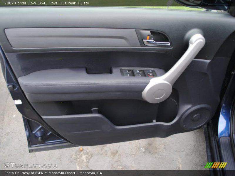 Royal Blue Pearl / Black 2007 Honda CR-V EX-L